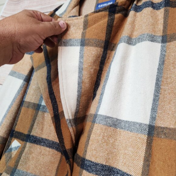 Cavalini Los Angeles OUTERWEAR One Button Jacket Pockets Brown Women's Size M - Picture 13 of 16